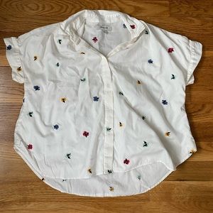 Madewell Embroidered Top